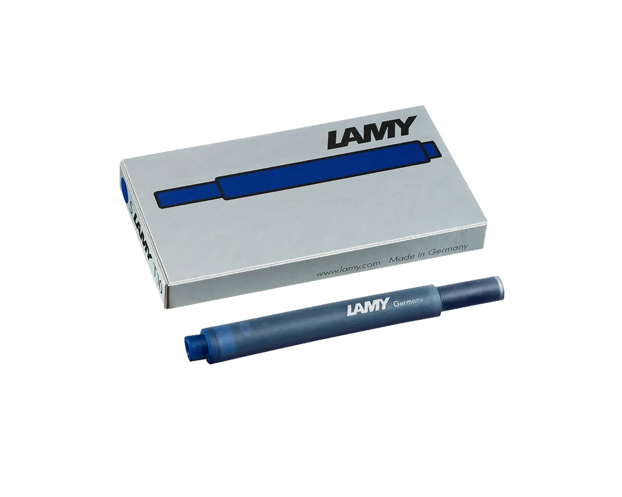 Lamy T10 Giant Fountain Pen Ink Cartridge Refill 5-Pack - Blue Black