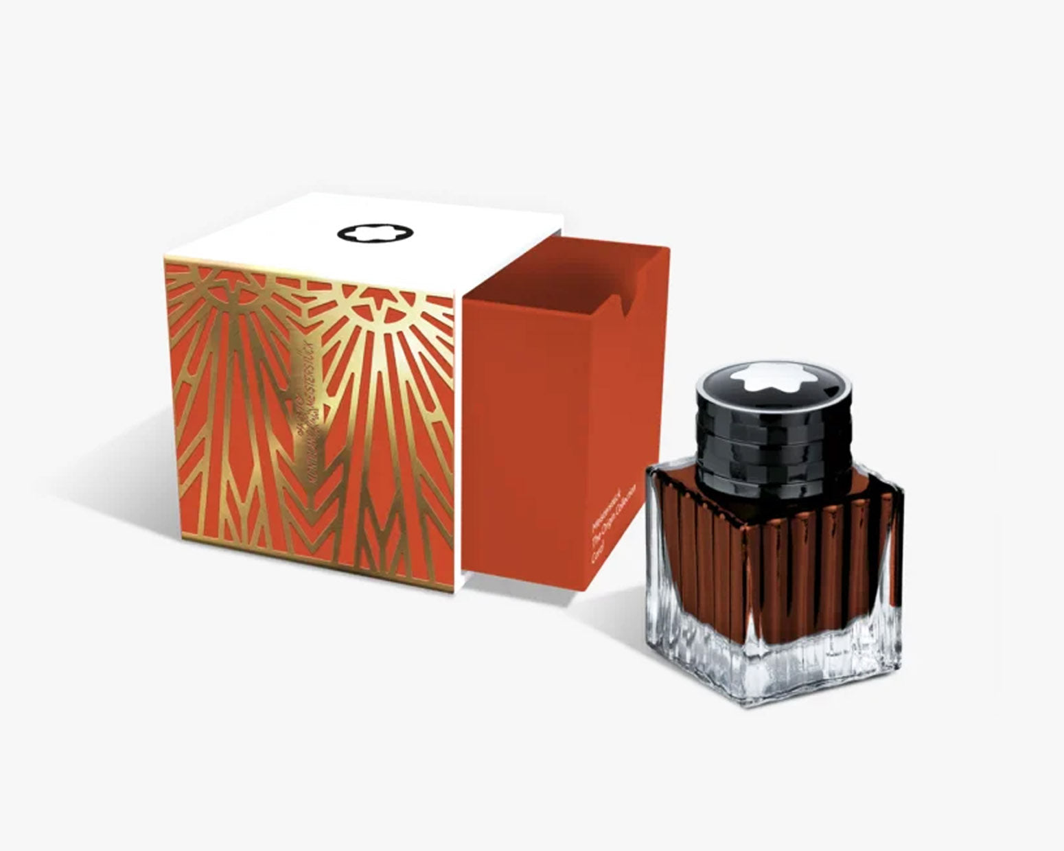 Montblanc 50ml Bottle Ink - 100 Years The Origin Coral