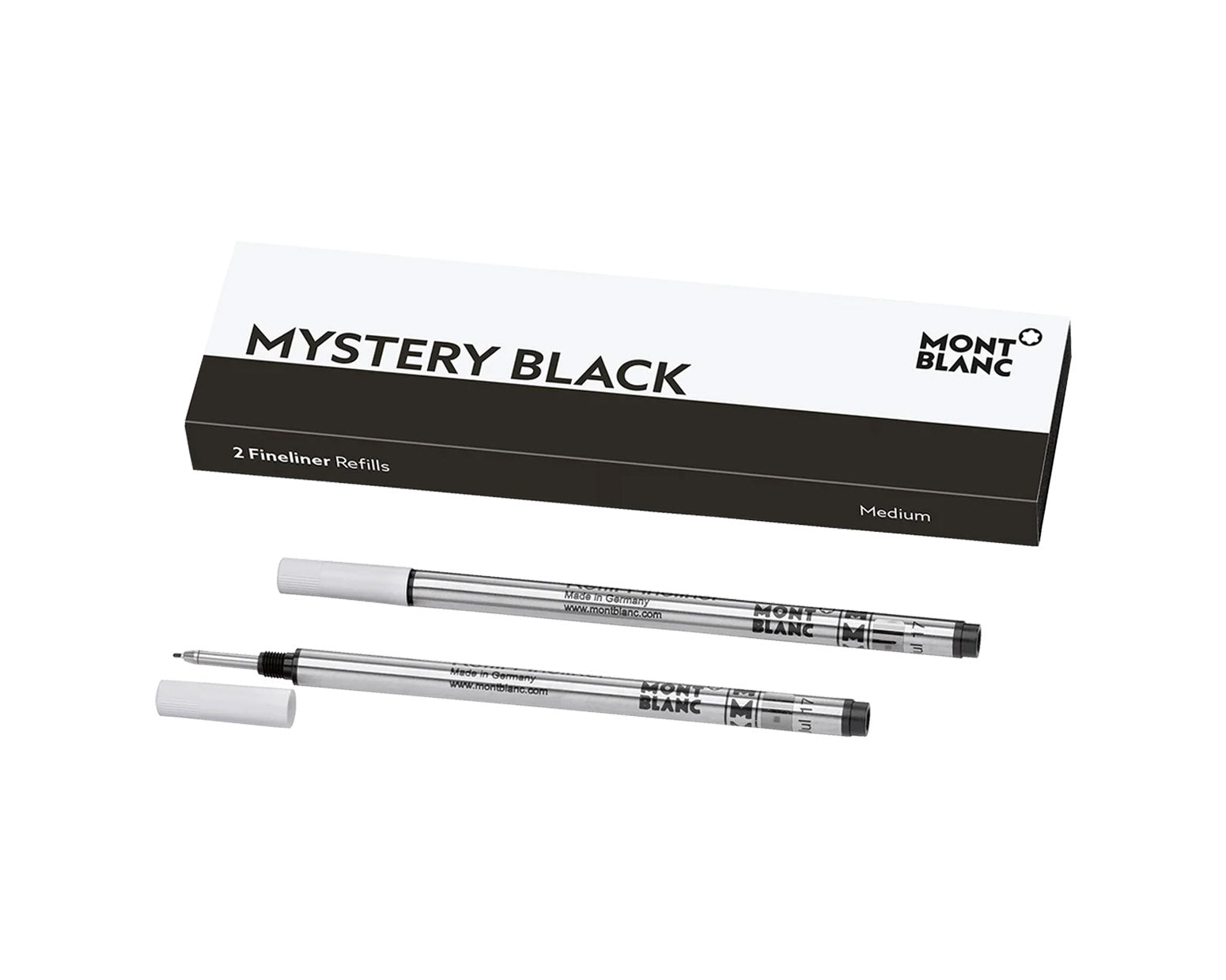 Montblanc Fineliner Refill 2 Pack - Black - Medium