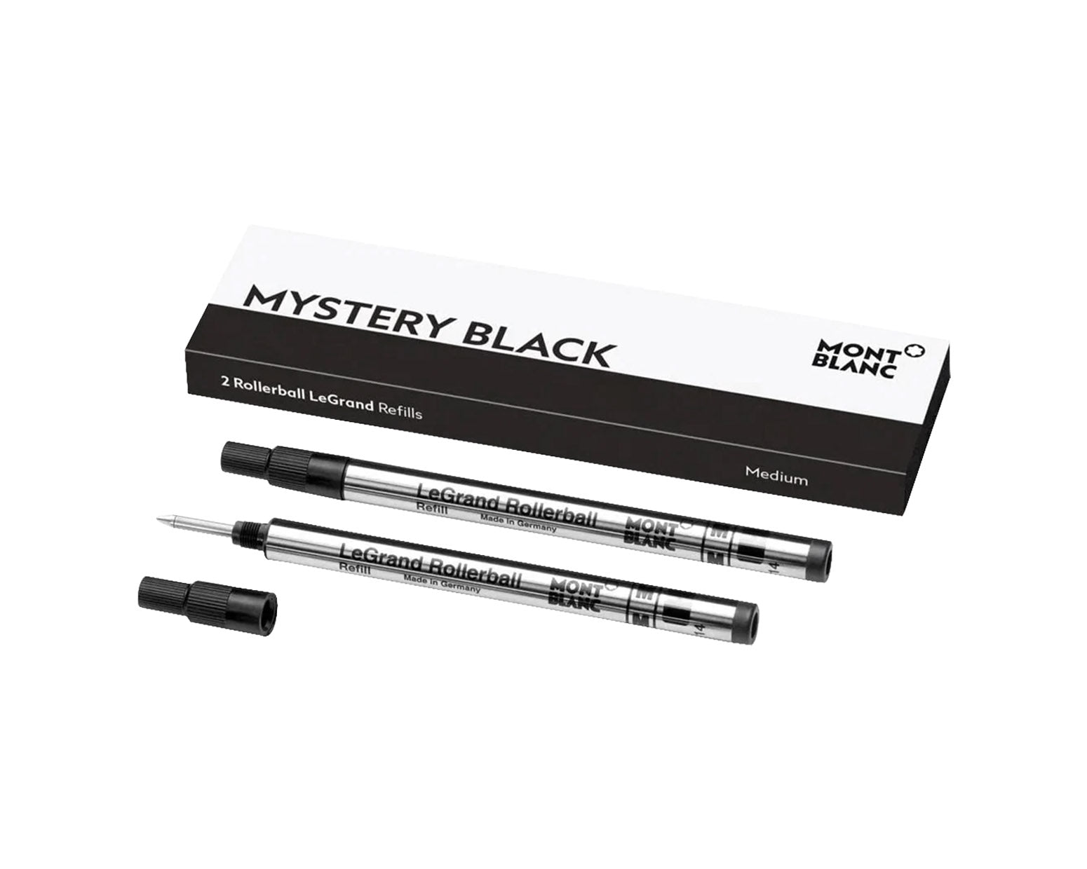 Montblanc Rollerball LeGrand Refill 2 Pack - Mystery Black Medium
