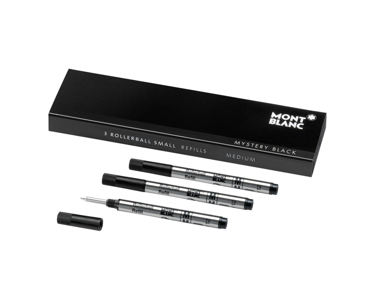 Montblanc Small Rollerball Refill 3 Pack - Black
