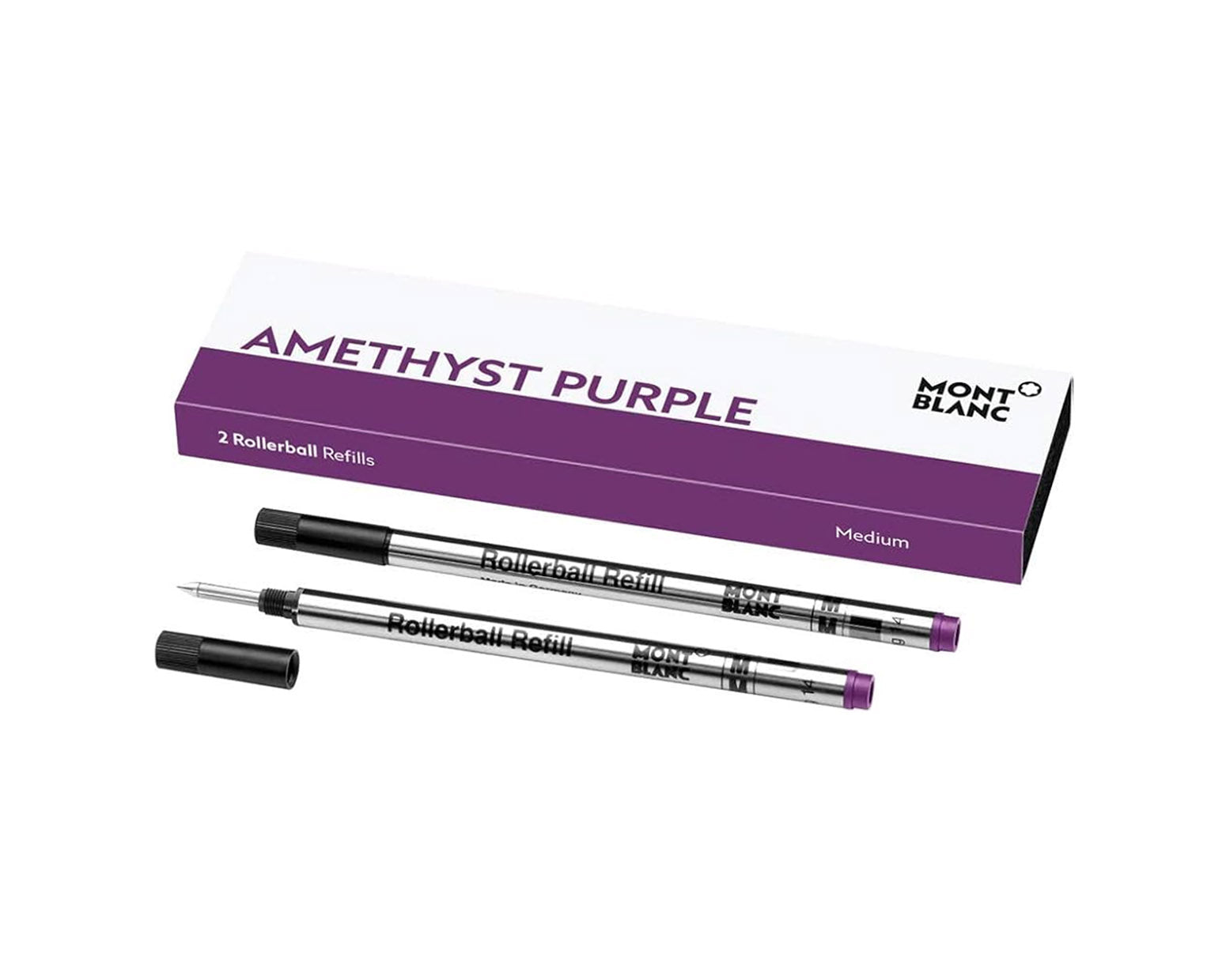 Montblanc Classique Rollerball Refill 2 Pack - Purple Medium