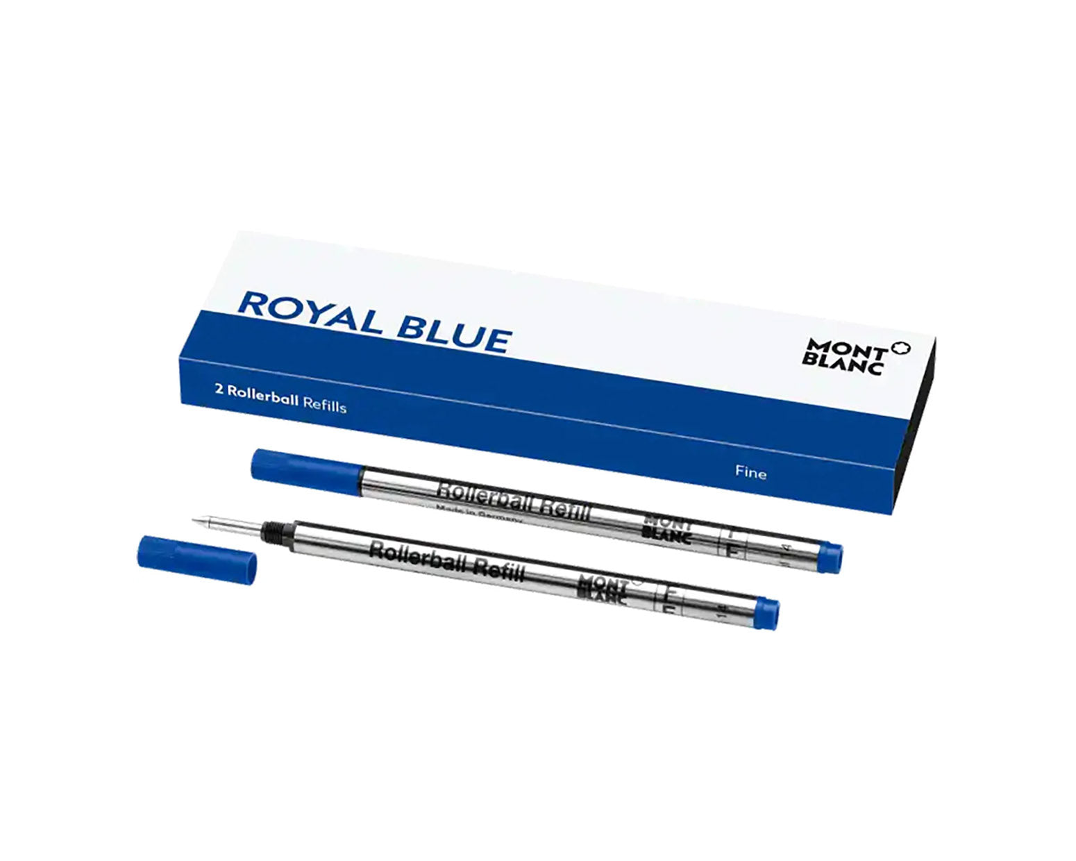 Montblanc Classique Rollerball Refill 2 Pack - Royal Blue - Fine