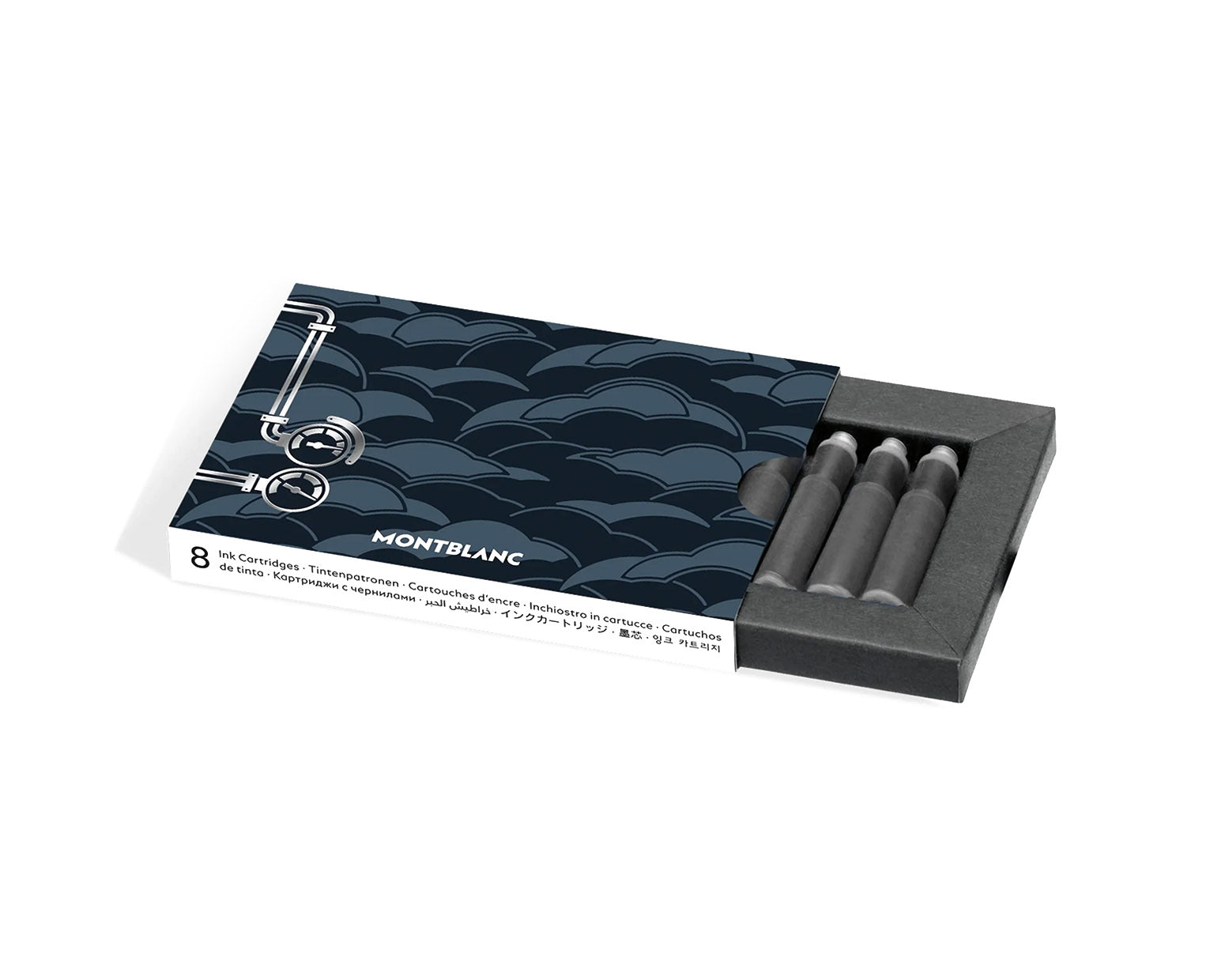 Montblanc Ink Cartridges 8 Pack - Around The World in 80 Days Blue