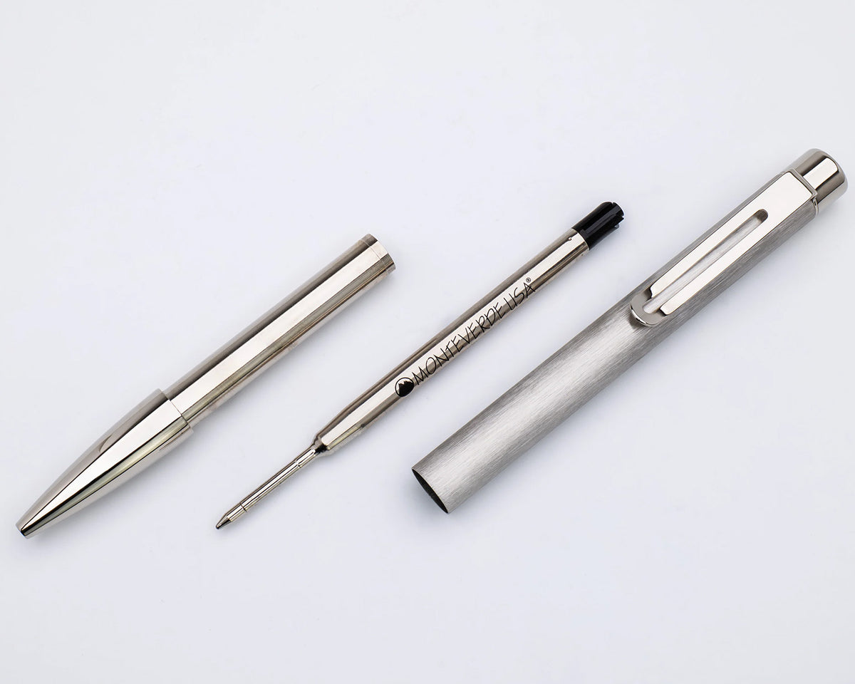 Monteverde Ritma Brushed Stainless Ballpoint Pen