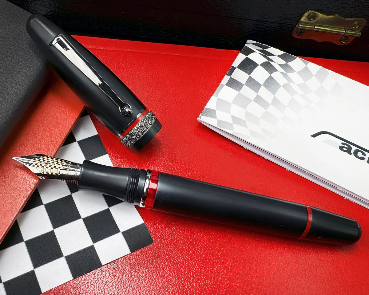 Maiora Ogiva Racing 14k Piston Fill Fountain Pen