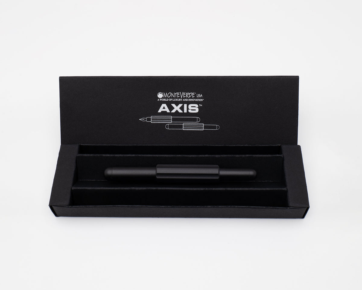 Monteverde Axis Matte Black Fountain Pen