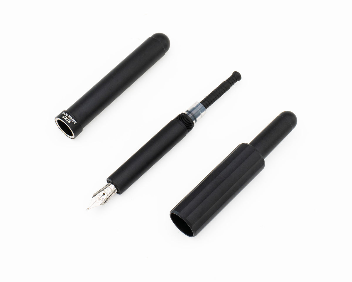 Monteverde Axis Matte Black Fountain Pen