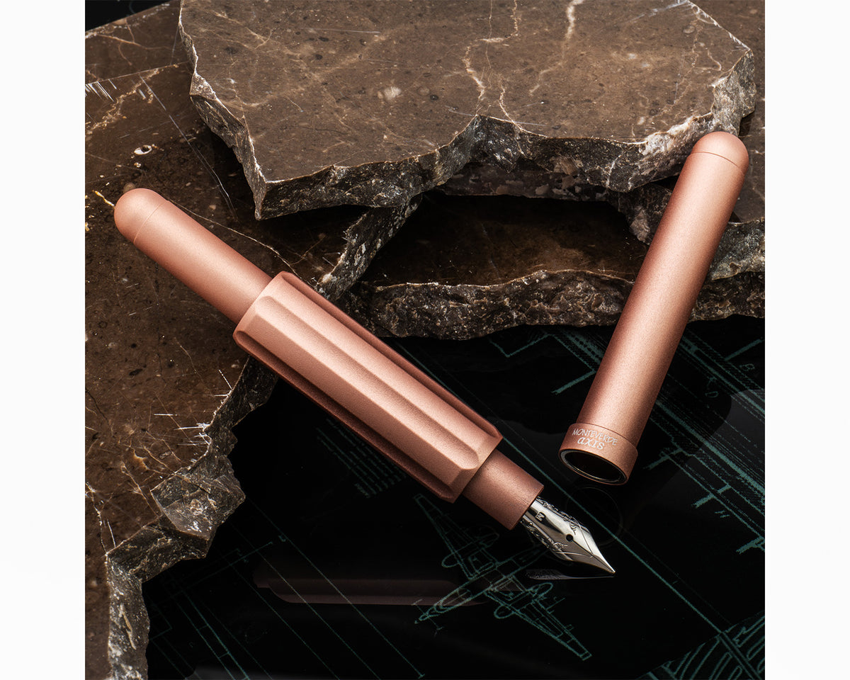 Monteverde Axis Matte Champagne Fountain Pen