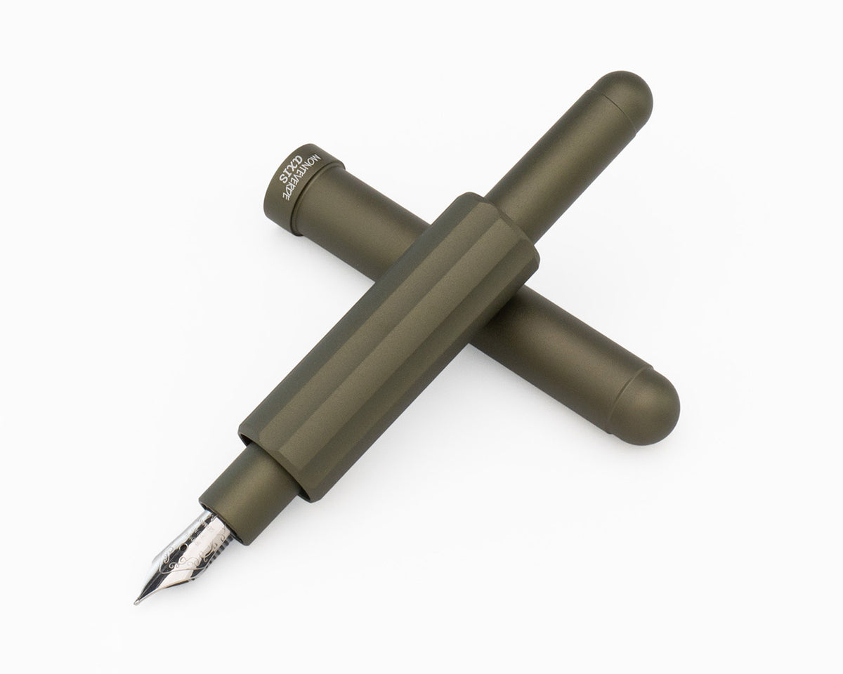 Monteverde Axis Matte Olive Fountain Pen