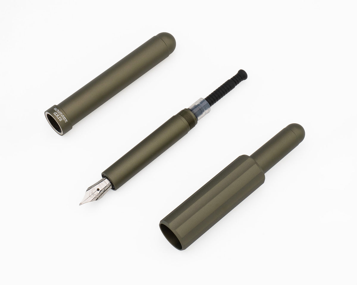 Monteverde Axis Matte Olive Fountain Pen