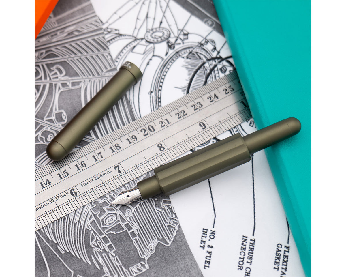 Monteverde Axis Matte Olive Fountain Pen