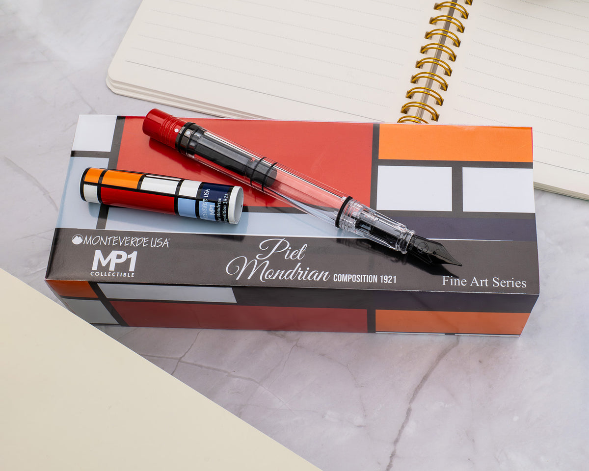 Monteverde MP1 Fountain Pen - Mondrian Composition 1921 Edition