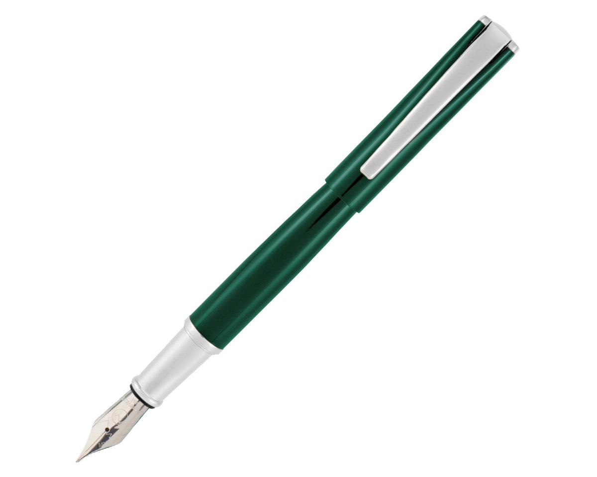 Monteverde Impressa Green with Chrome Trim Fountain Pen
