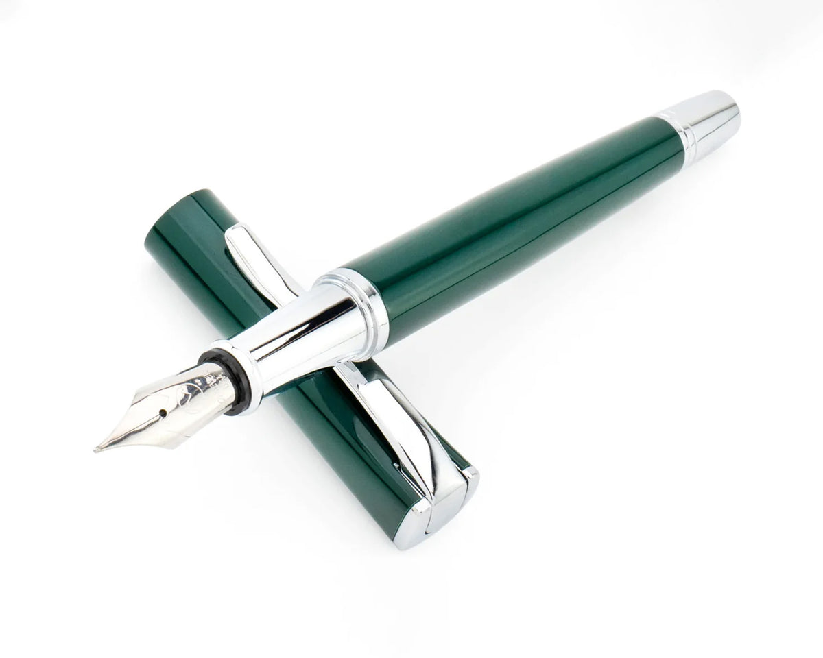 Monteverde Impressa Green with Chrome Trim Fountain Pen