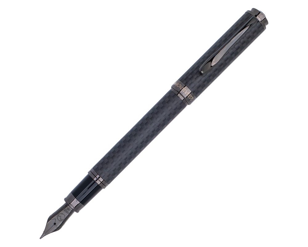 Monteverde Innova Matte Carbon Fiber Fountain Pen with Gunmetal Trim