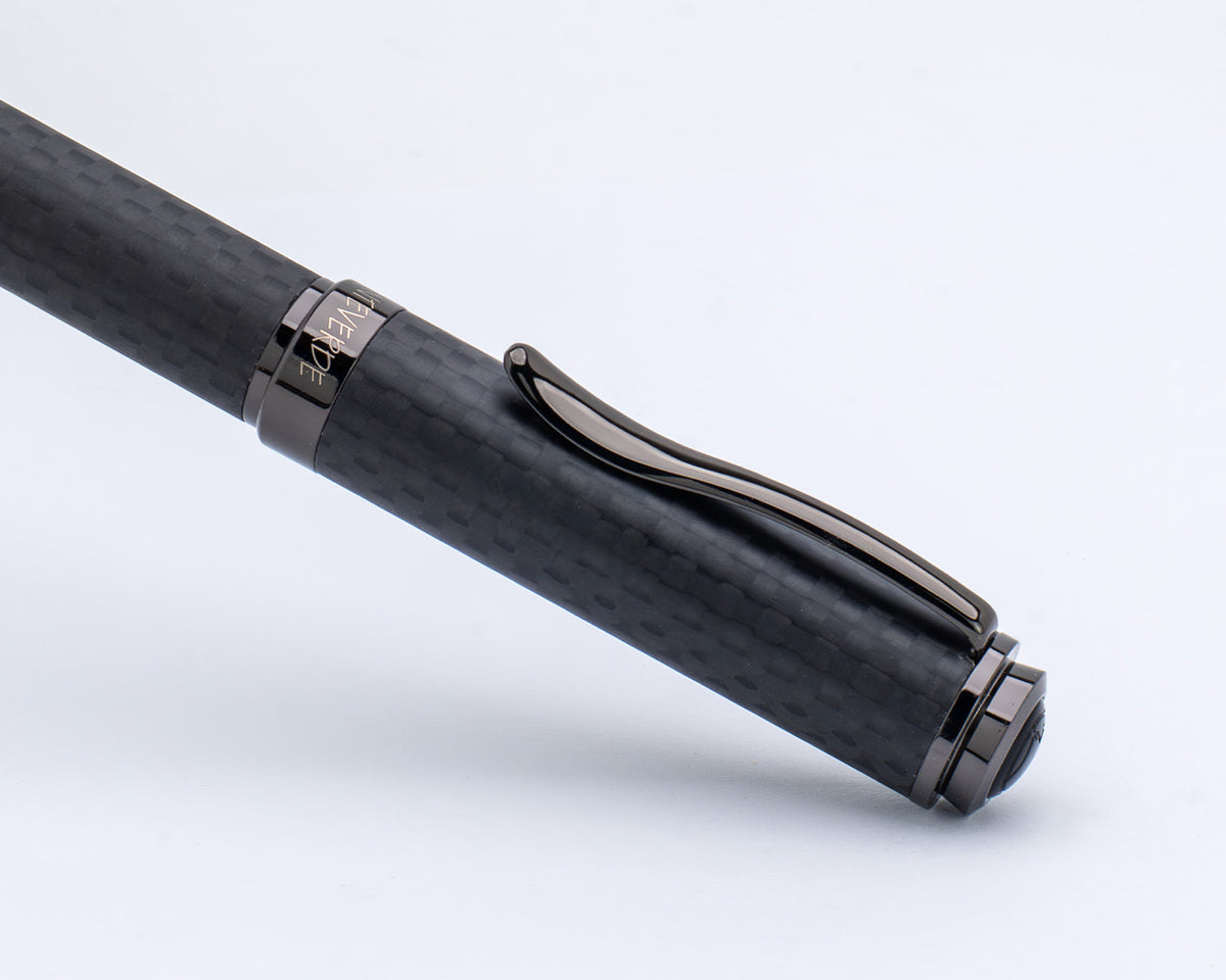 Monteverde Innova Matte Carbon Fiber Fountain Pen with Gunmetal Trim