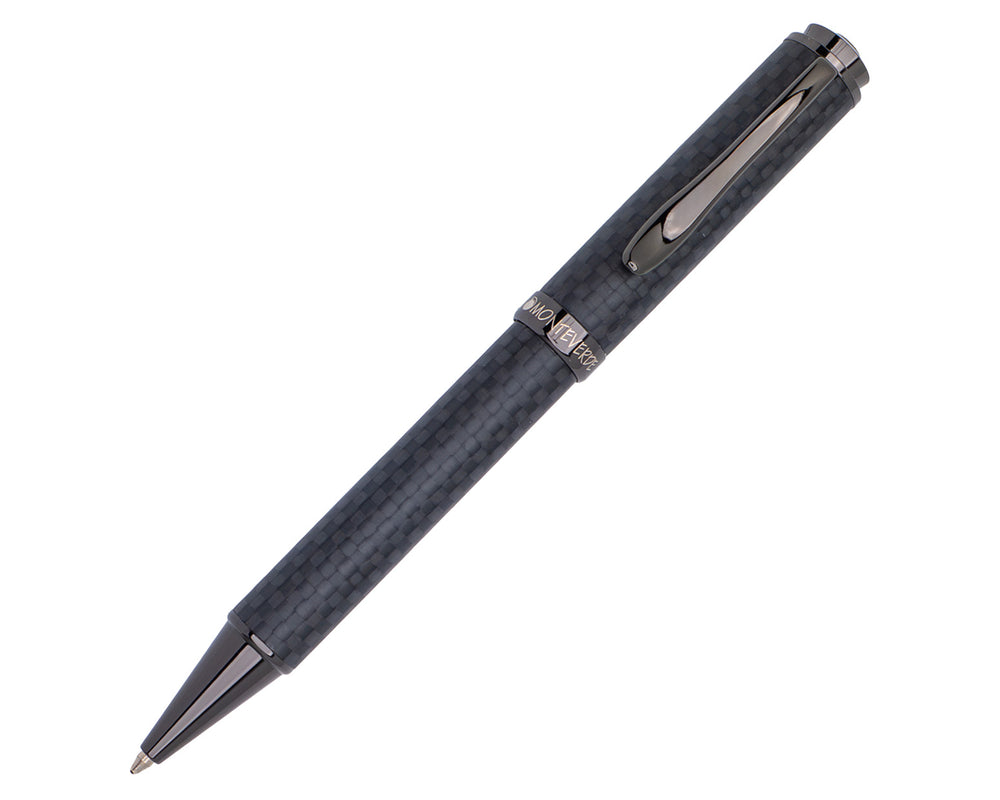 Monteverde Innova Matte Carbon Fiber Ballpoint Pen with Gunmetal Trim