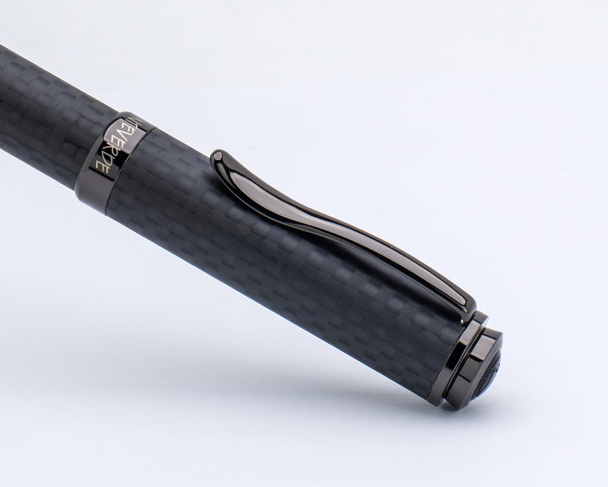 Monteverde Innova Matte Carbon Fiber Ballpoint Pen with Gunmetal Trim