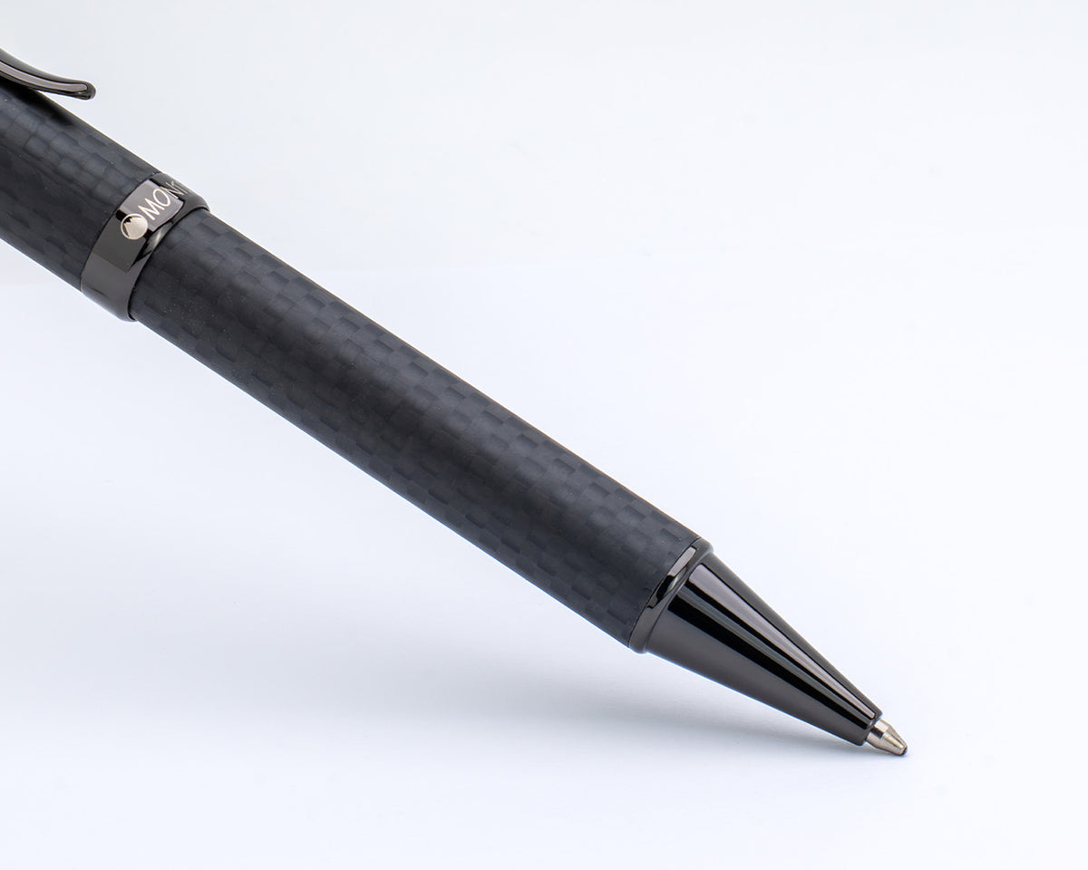 Monteverde Innova Matte Carbon Fiber Ballpoint Pen with Gunmetal Trim
