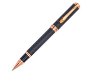Monteverde Innova Matte Carbon Fiber Rollerball Pen with Rose Gold Trim