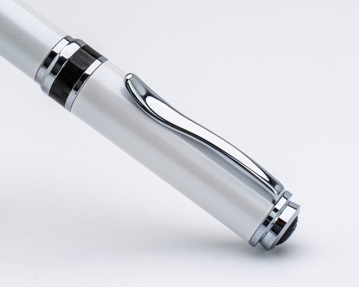 Monteverde Innova Color of The Year 2026 Cloud Dancer with Chrome Trim Fountain Pen Set (Limited Edition)
