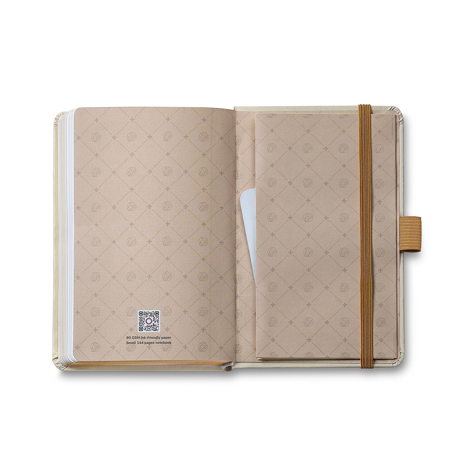 Sheaffer Emily in Paris Small Notebook 90 GSM Ink Friendly Paper with Embossed Eiffel Tower - Beige