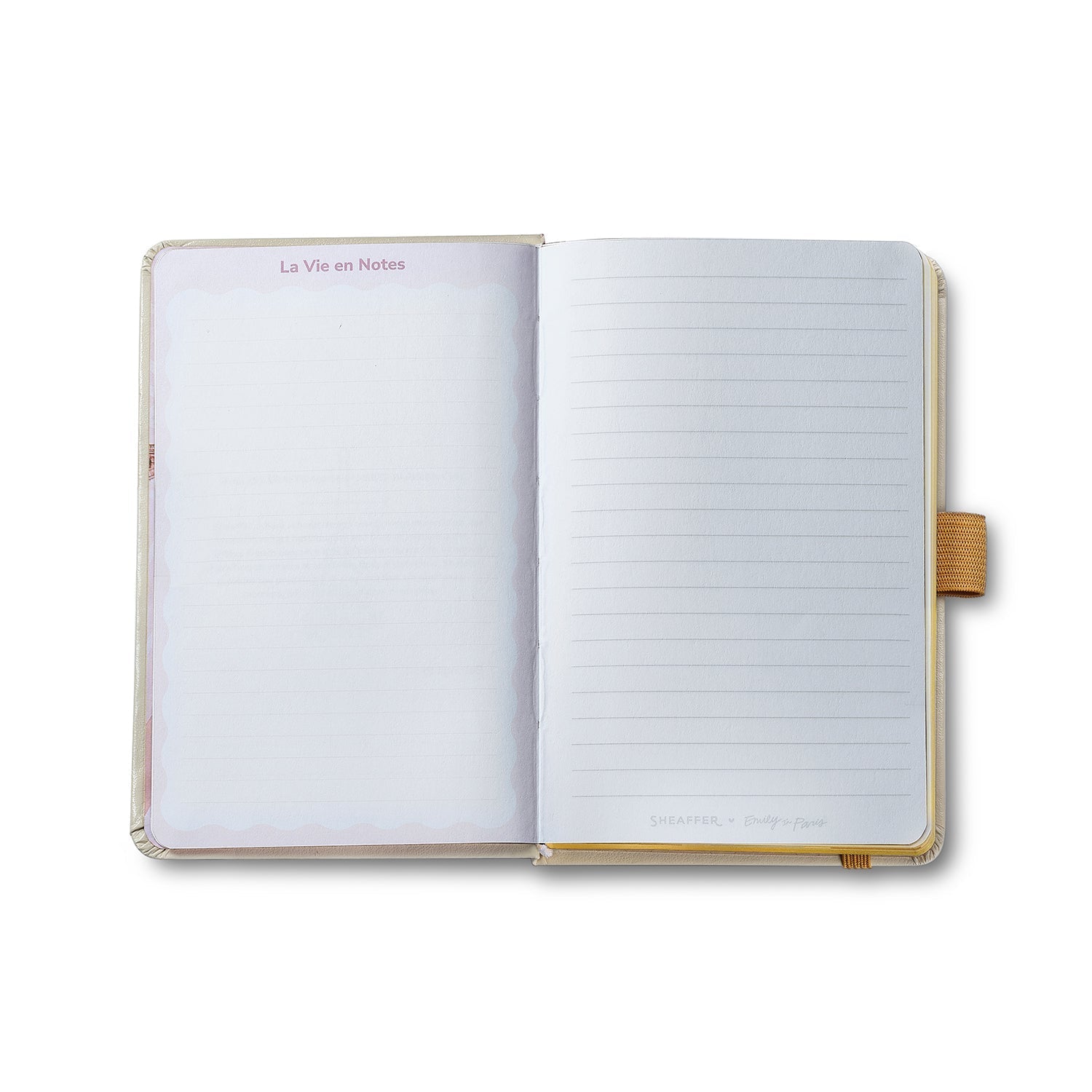 Sheaffer Emily in Paris Small Notebook 90 GSM Ink Friendly Paper with Embossed Eiffel Tower - Beige