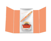 Pelikan S.E. M200 Apricot Achat Fountain Pen/Ink Set