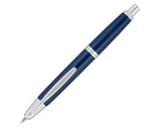 Pilot Vanishing Point Blue / Rhodium Fountain Pen
