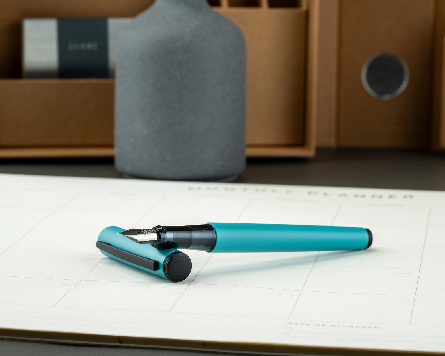 Pilot Explorer Turquoise Matte Fountain Pen