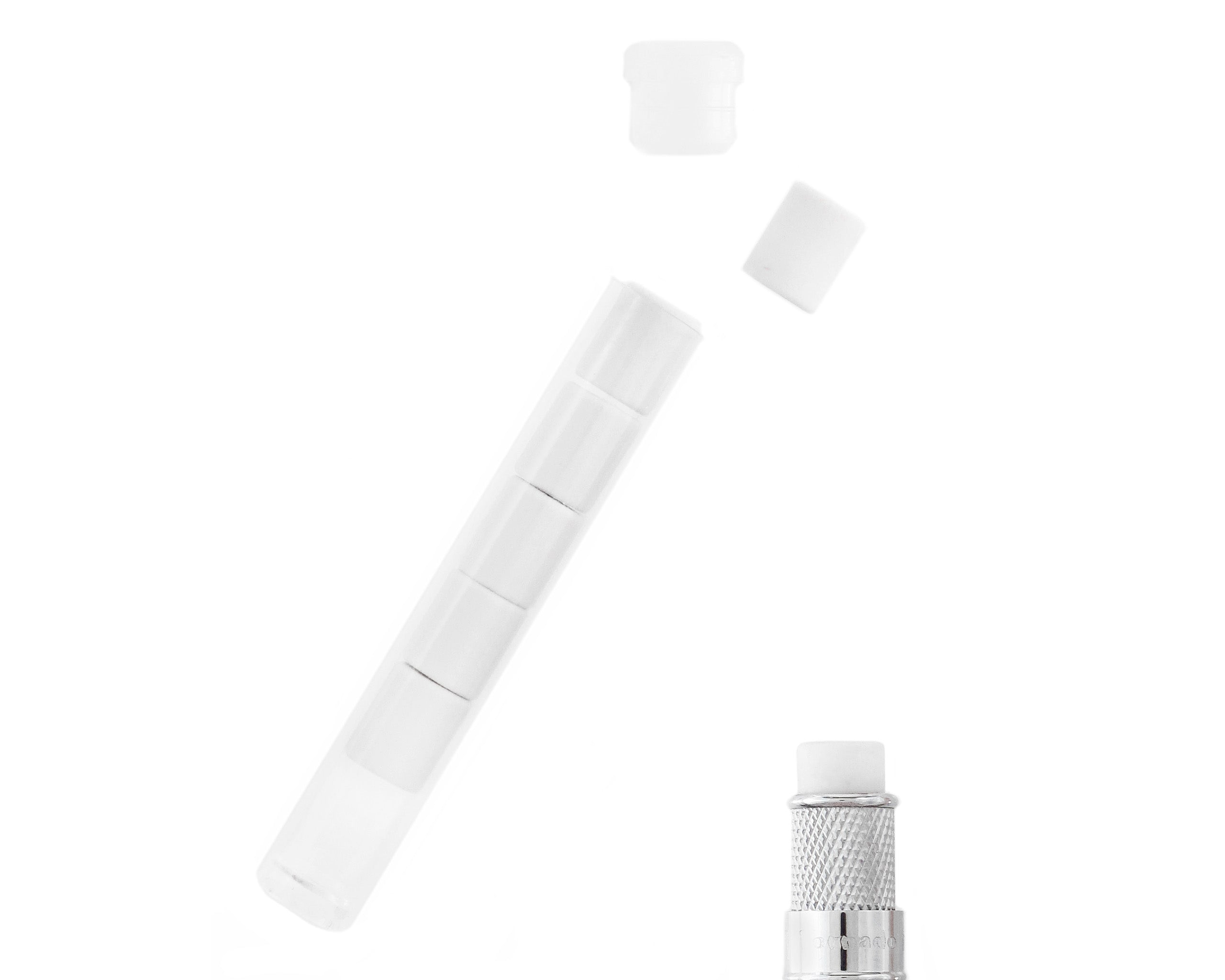 Retro51 Tornado Pencil White Erasers 6 Pack Refills