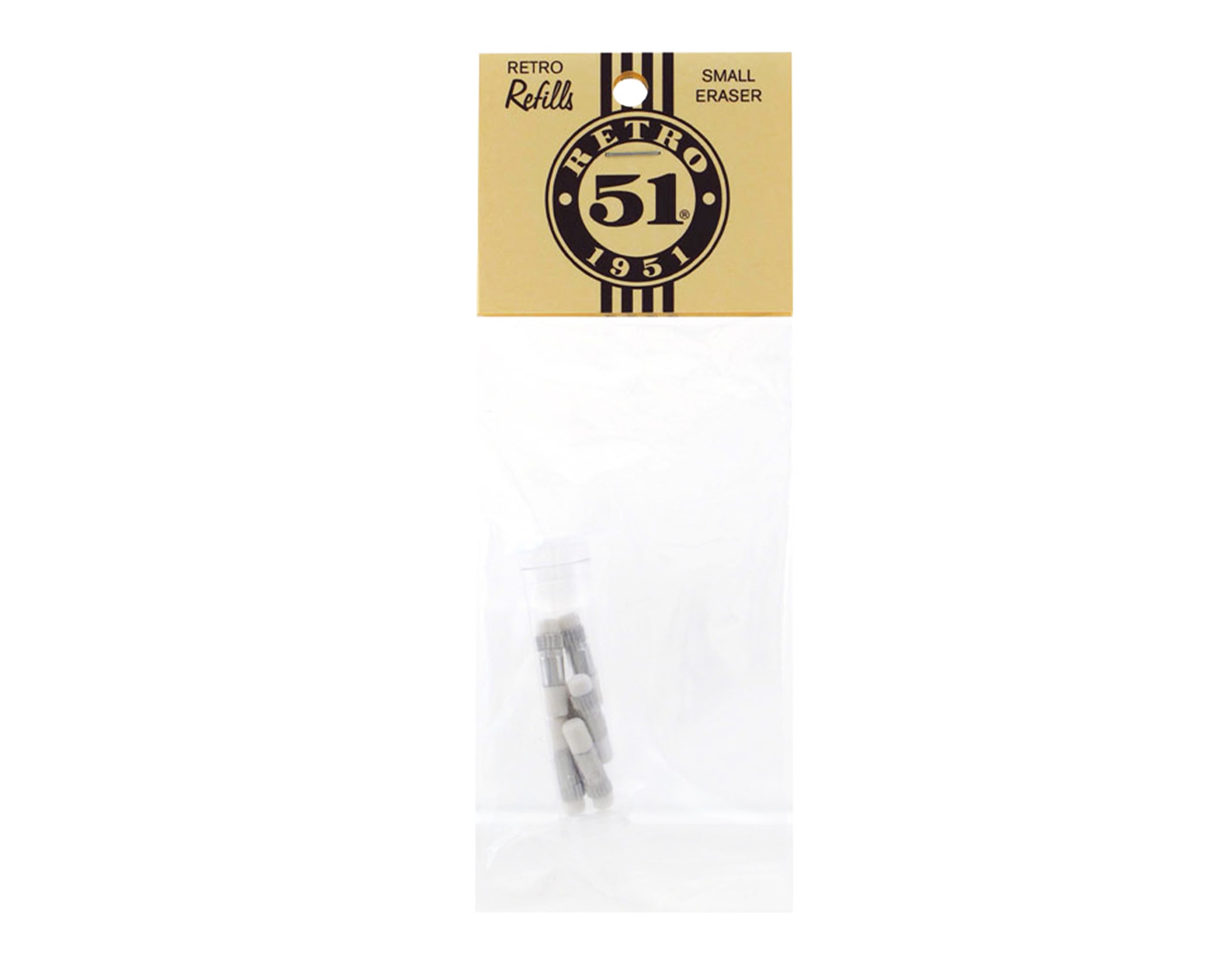 Retro51 Hex-O-Matic Pencil White Eraser 6 Pack Refills