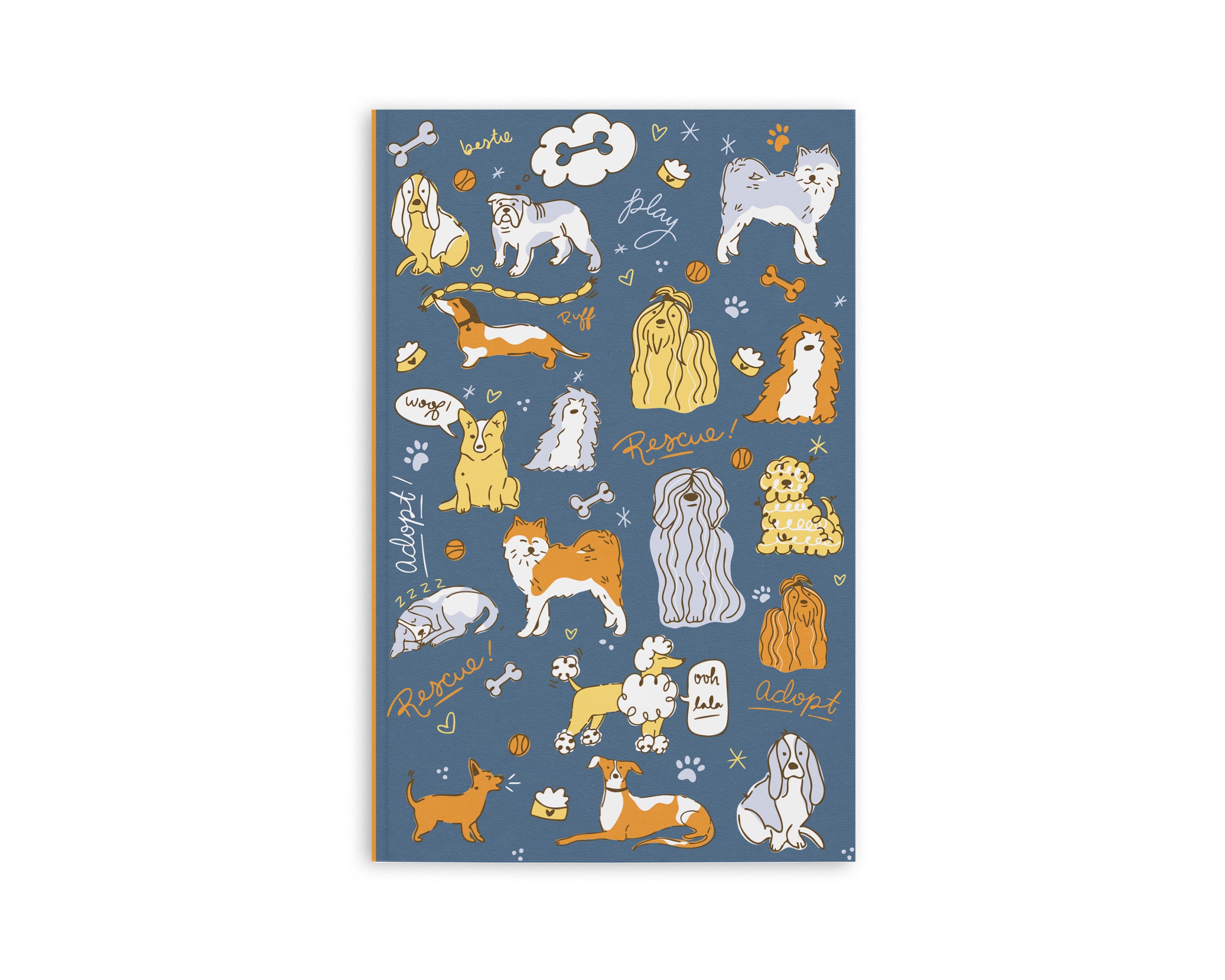 Retro51 Dog Rescue 6 Classic Notebook - Dot Grid