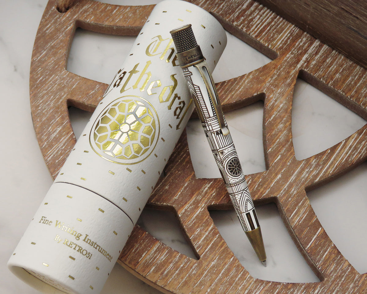 Retro51 Tornado™ Vintage Metalsmith Cathedral Rollerball Pen