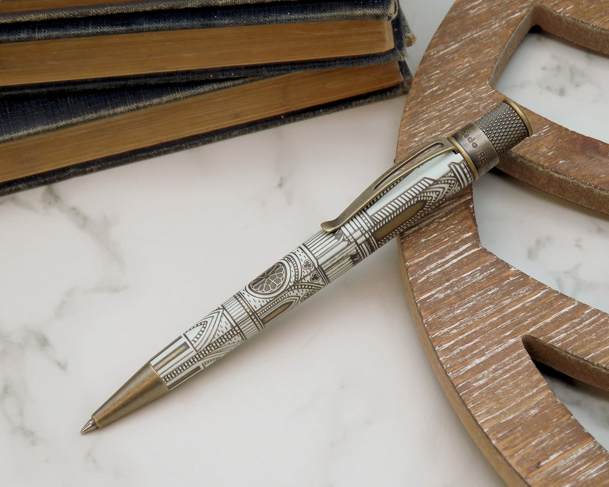 Retro51 Tornado™ Vintage Metalsmith Cathedral Rollerball Pen
