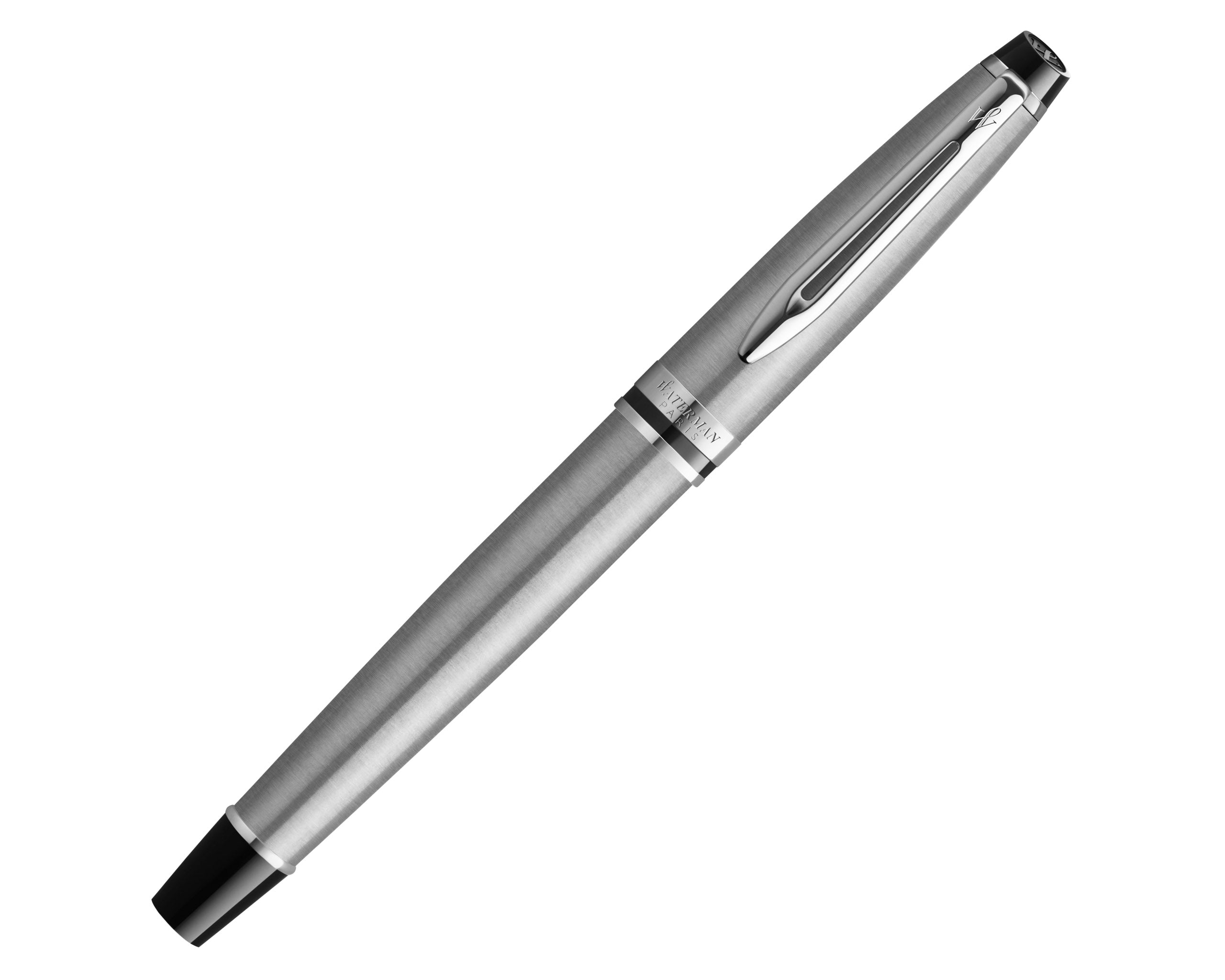 Waterman Expert Fountain Pen - Stainless Chrome Trim