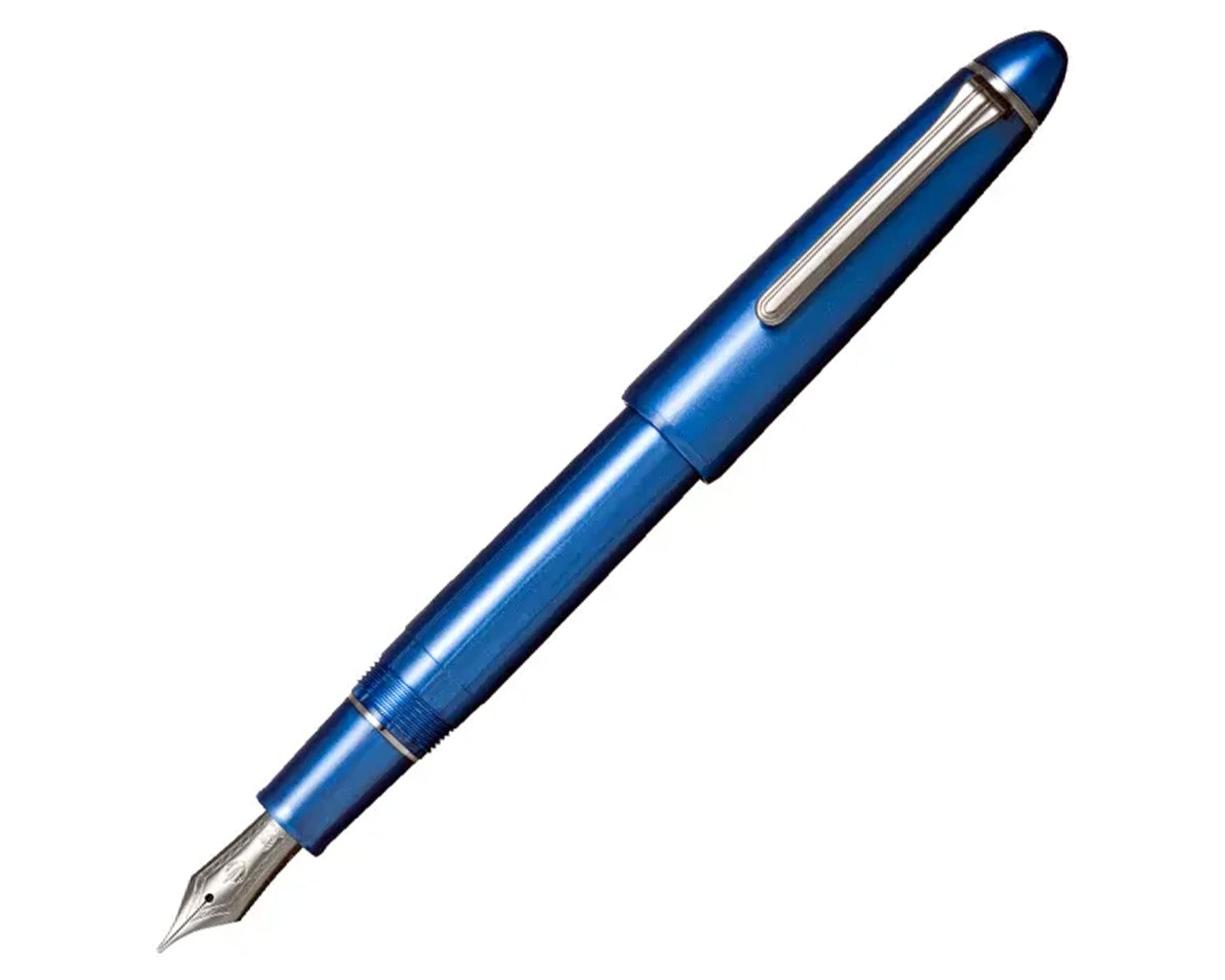 Sailor 1911 L Ringless Simply Metallic Blue Fountain Pen