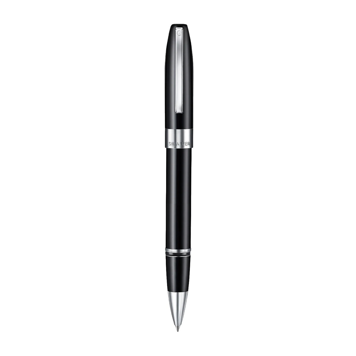 Sheaffer Legacy Glossy Black Rollerball Pen with Chrome-Plated Trim