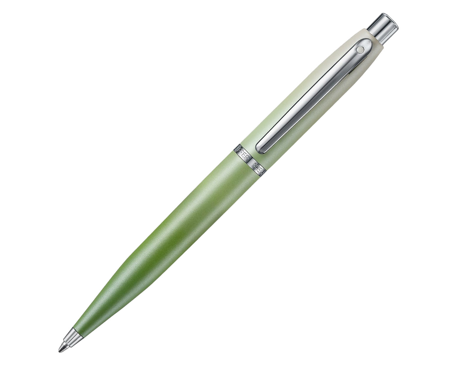 Sheaffer Matcha VFM Green Ombre Ballpoint Pen with Chrome Trim