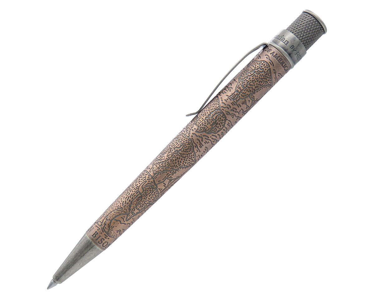 Retro51 Smithsonian Bison: Standing Strong Tornado™ Rollerball Pen