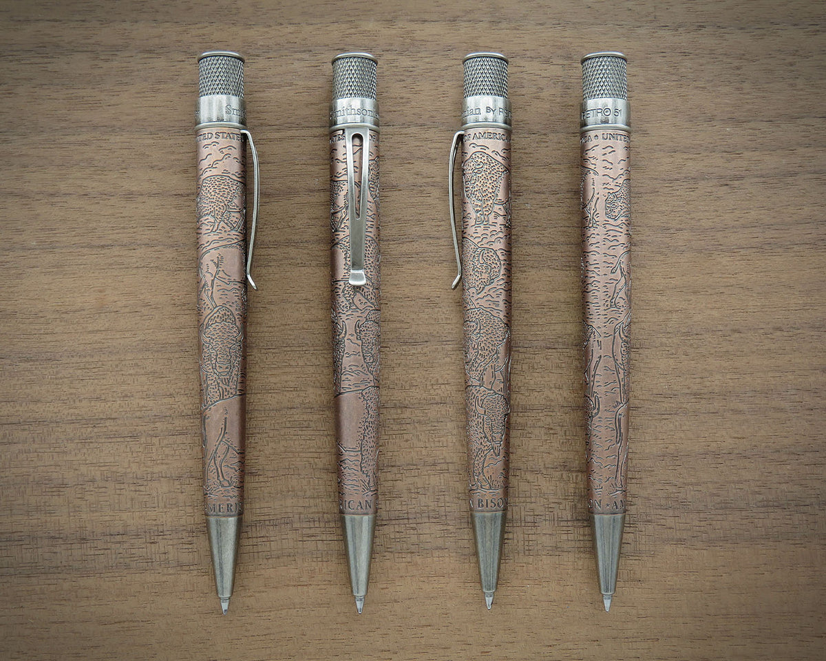 Retro51 Smithsonian Bison: Standing Strong Tornado™ Rollerball Pen