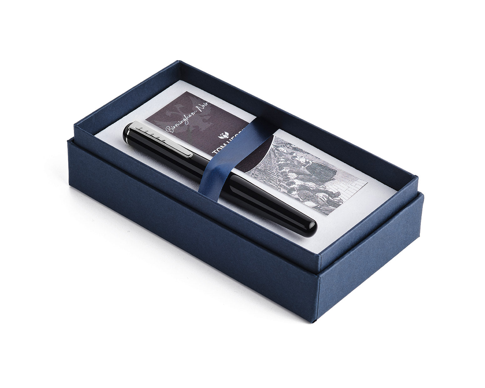 Tom Hessin Charles Collection Birmingham Noir Fountain Pen