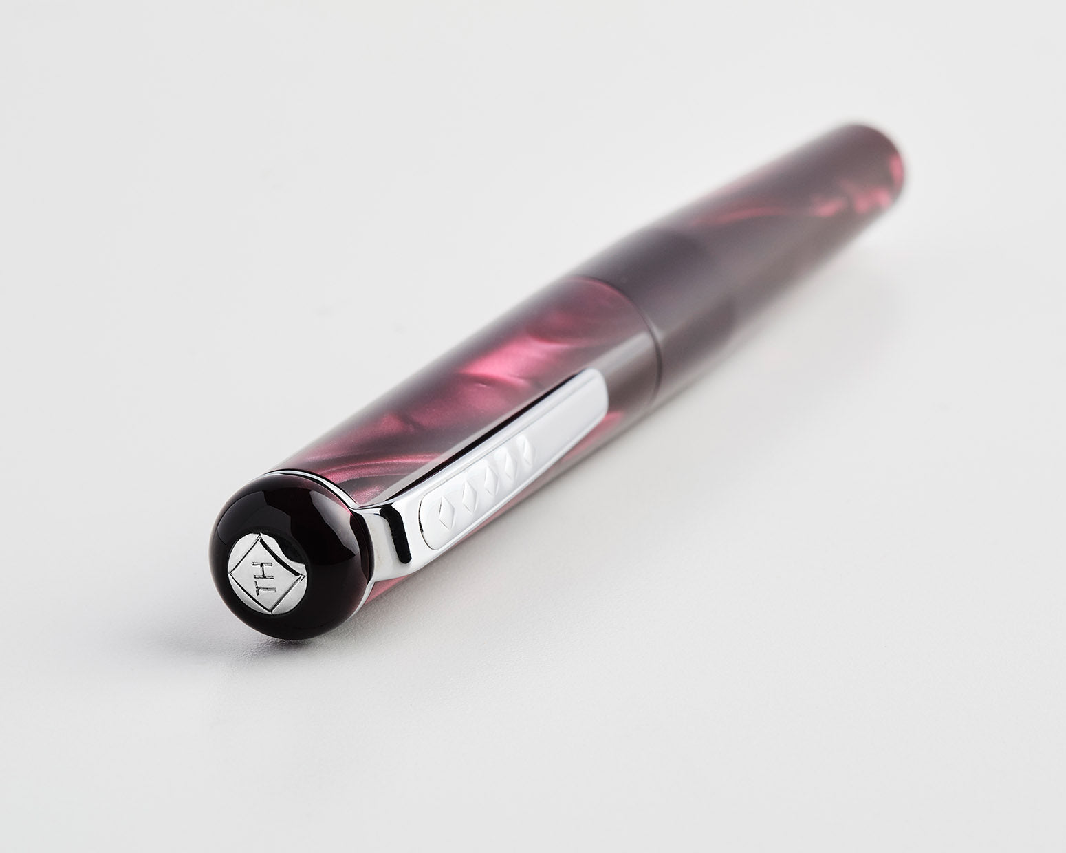 Tom Hessin Charles Collection Castle Claret Fountain Pen