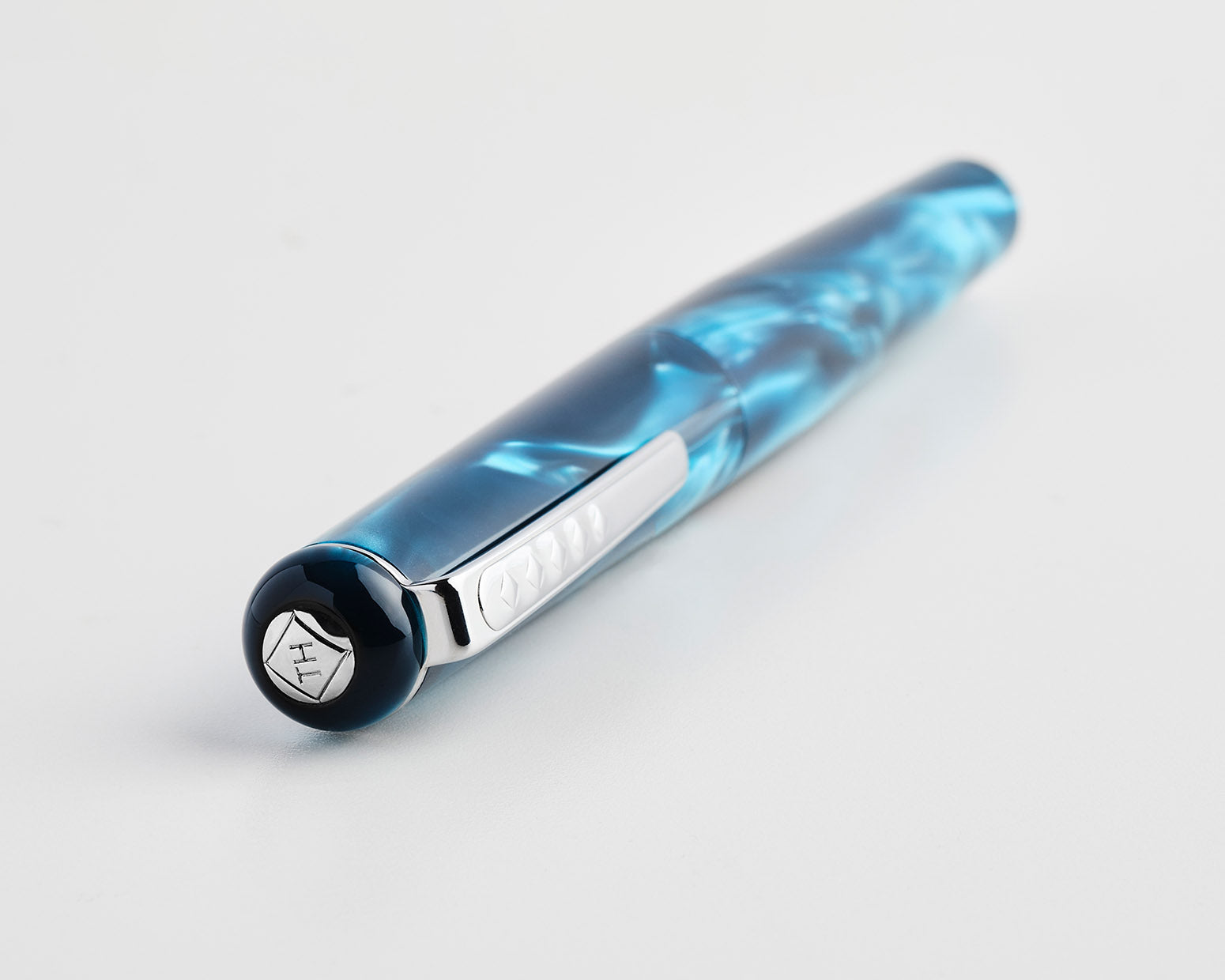 Tom Hessin Charles Collection Thames Blue Fountain Pen