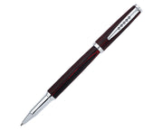 Tom Hessin Edinburgh Collection Forth Bridge Red Rollerball Pen with Chrome Trim