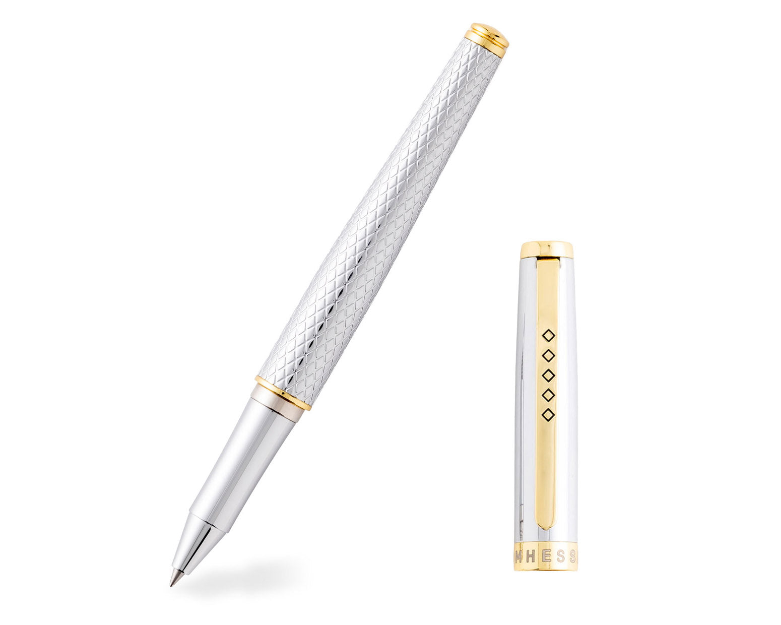 Tom Hessin Magnetic Series Ritz Rollerball Pen with Gold Plated Trim