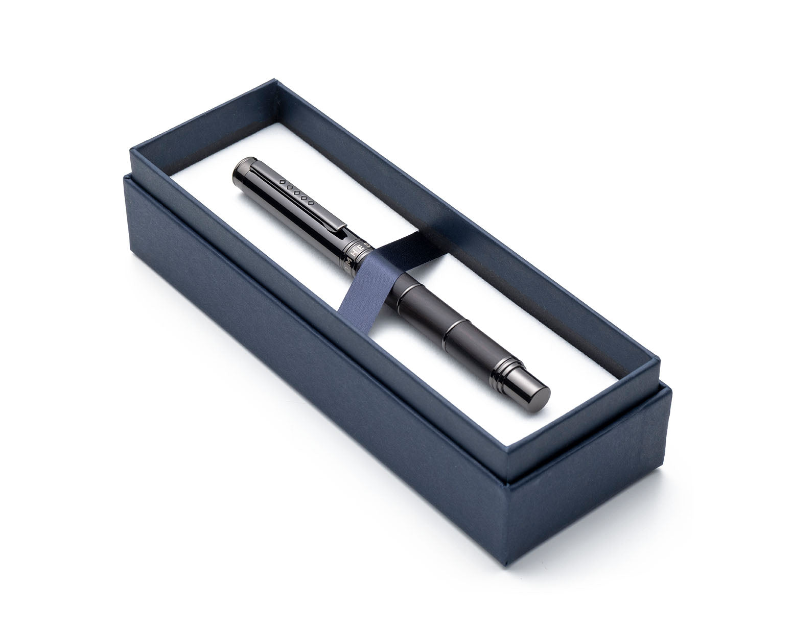 Tom Hessin Revolution Collection Charcoal Wooden Barrel Rollerball Pen