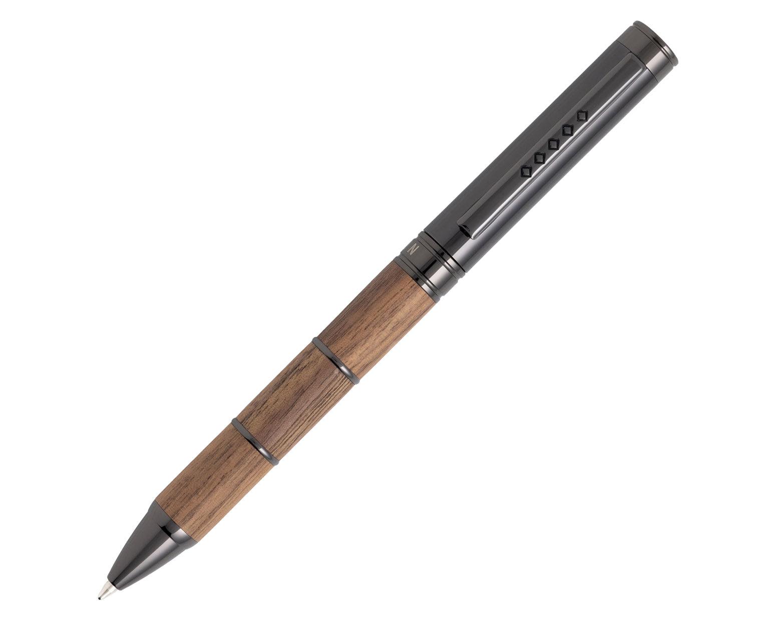 Tom Hessin Revolution Collection Rustic Wooden Barrel Ballpoint Pen