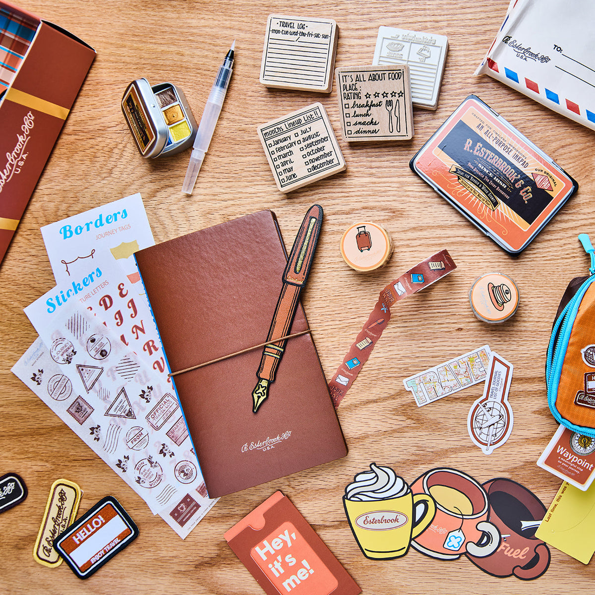 Tan Travel Journal Workshop